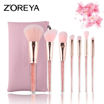 Free Sample Makeup Brushes/Crystal Handle Makeup Brush Set/Custom Logo Make Up Brushes 10pcs makeup brushes